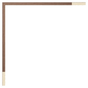 Valnød finér distanceliste, 6 x 30 mm