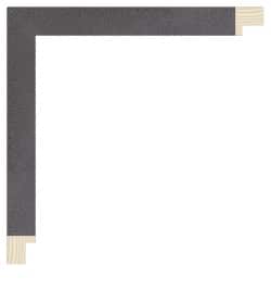 Concrete mørk grå liste, 20 x 20 mm