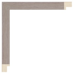 Lys grå liste, 20 x 20 mm