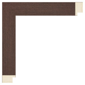 Wenge finér liste, 30 x 17 mm