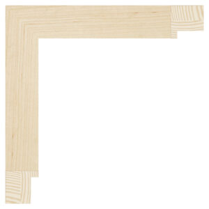 Ahorn finér liste, 30 x 30 mm