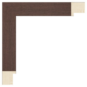 Wenge finér liste, 30 x 30 mm