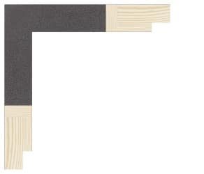 Concrete mørk grå liste, 30 x 70 mm