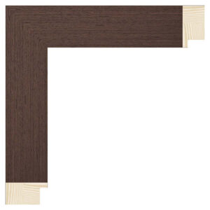 Wenge finér liste, 38 x 20 mm