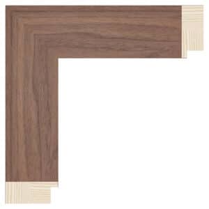 Valnød finér liste, 48 x 20 mm