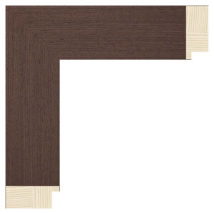 Wenge finér liste, 48 x 20 mm