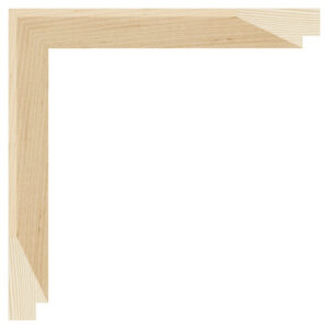 Ahorn 1-tals liste, 23 x 48 mm