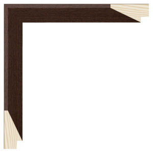 Wenge 1-tals liste, 23 x 48 mm