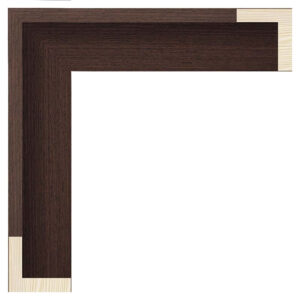 Wenge finér svævliste, 40 x 35 mm