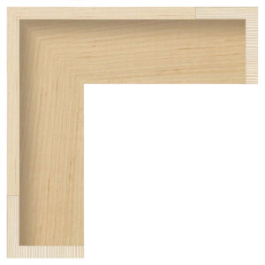 Ahorn finér svæveliste, 55 x 45 mm