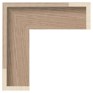 Eg finér svæveliste, 55 x 45 mm