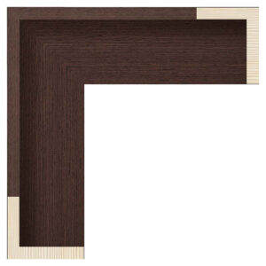 Wenge finér svæveliste, 55 x 45 mm