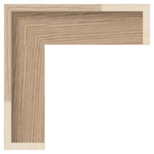 Eg finér svæveliste,  50 x 60 mm