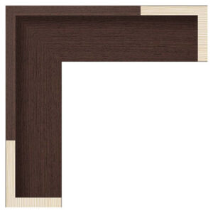 Wenge finér svæveliste, 50 x 60 mm