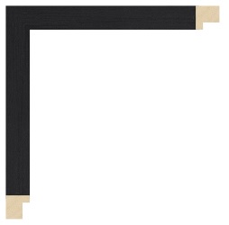 Sort liste træstruktur, 20 x 20 mm