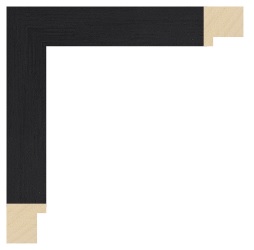 Sort liste træstruktur, 30 x 30 mm