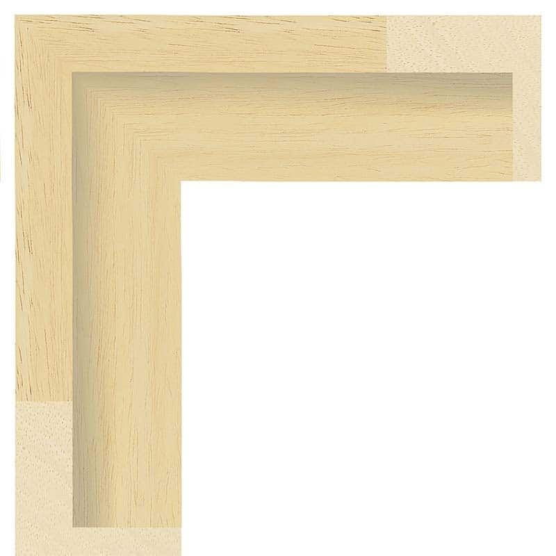 Ayous massiv svæveliste, 57 x 53 mm