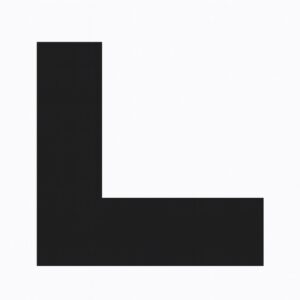 Kulørt passepartout sort 82 x 112 cm  x 1,7 mm