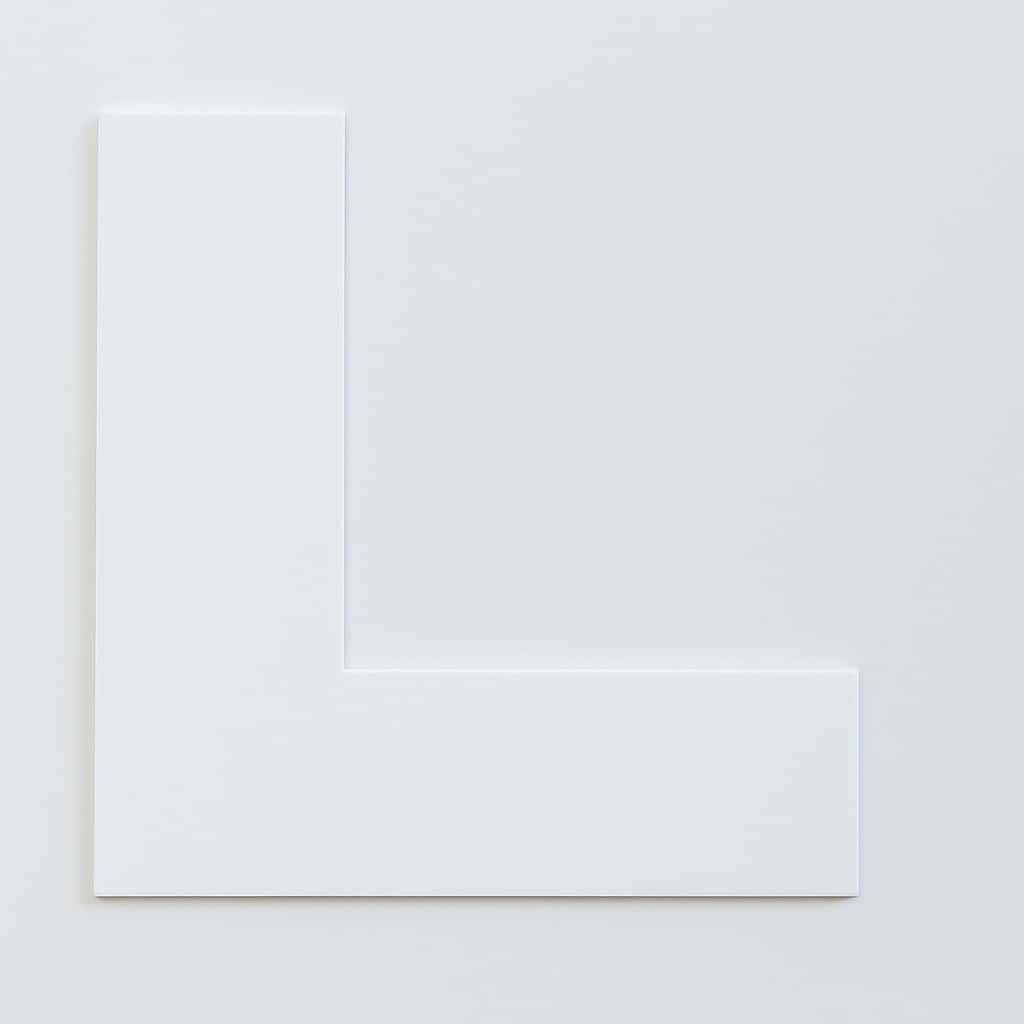 Kulørt passepartout højhvid 82 x 112 cm x 1,7 mm