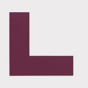 Kulørt passepartout bordeaux 82 x 112 cm x 1,7 mm