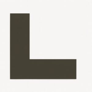 Kulørt passepartout koksgrå 82 x 112 cm x 1,7 mm