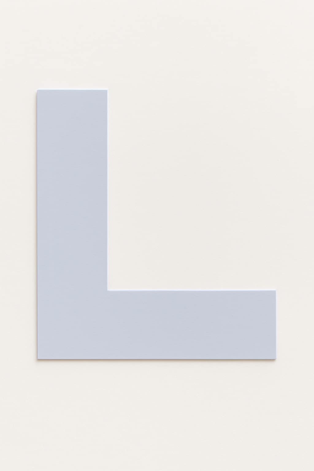 Kulørt passepartout isblå 82 x 112 cm x 1,7 mm