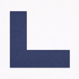 Kulørt passepartout mørkblå 82 x 112 cm x 1,7 mm