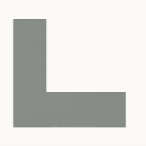 Kulørt passepartout antikgrå 82 x 112 cm x 1,7 mm