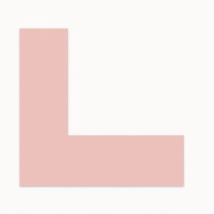 Kulørt passepartout rosa 82 x 112 cm x 1,7 mm