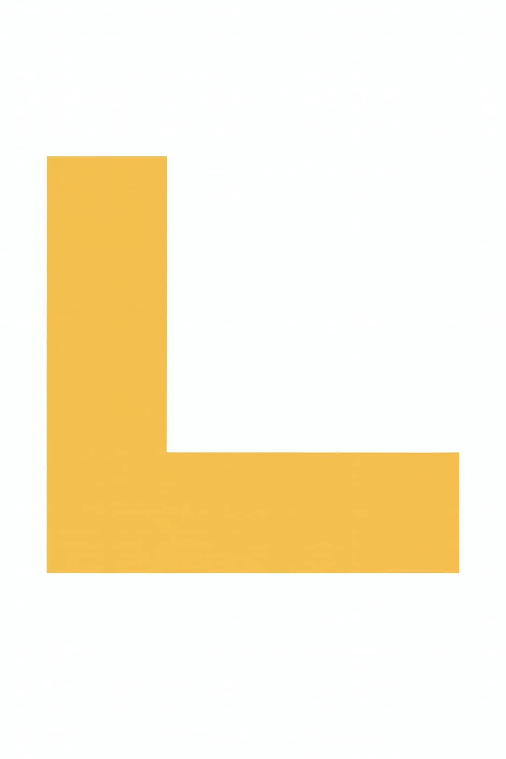 Kulørt passepartout okkergul 82 x 112 cm x 1,7 mm