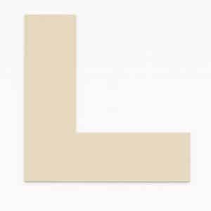 Kulørt passepartout jordgrå 82 x 112 mm x 1,7 mm