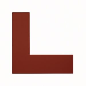 Kulørt passepartout rust 82 x 112 cm x 1,7 mm