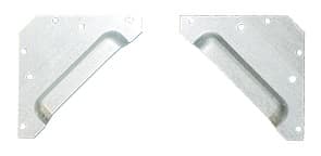 Hjørne ophængsplade m/afstand