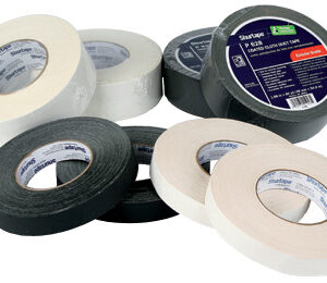 Lærredstape, Sort 50 mm