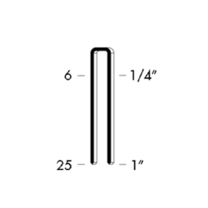 Klammer: 4 mm bred x 14 mm høj