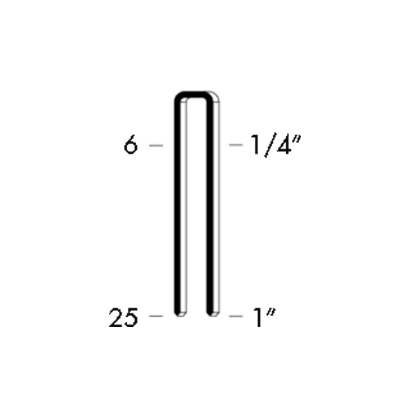 Klammer: 4 mm bred x 12 mm høj