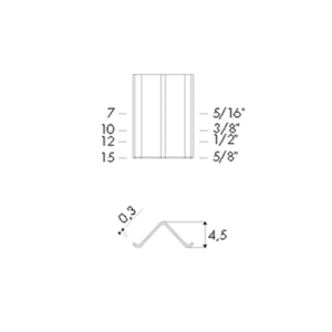 Vinkelstifter Omer 5 mm