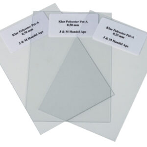 Polyester klar 72 x 102 cm x 0,75 mm