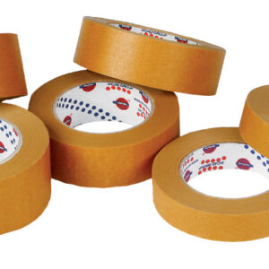 Selvklæbende papirtape, brun, 25 mm