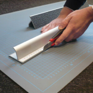 Skære-lineal, 52 cm længde