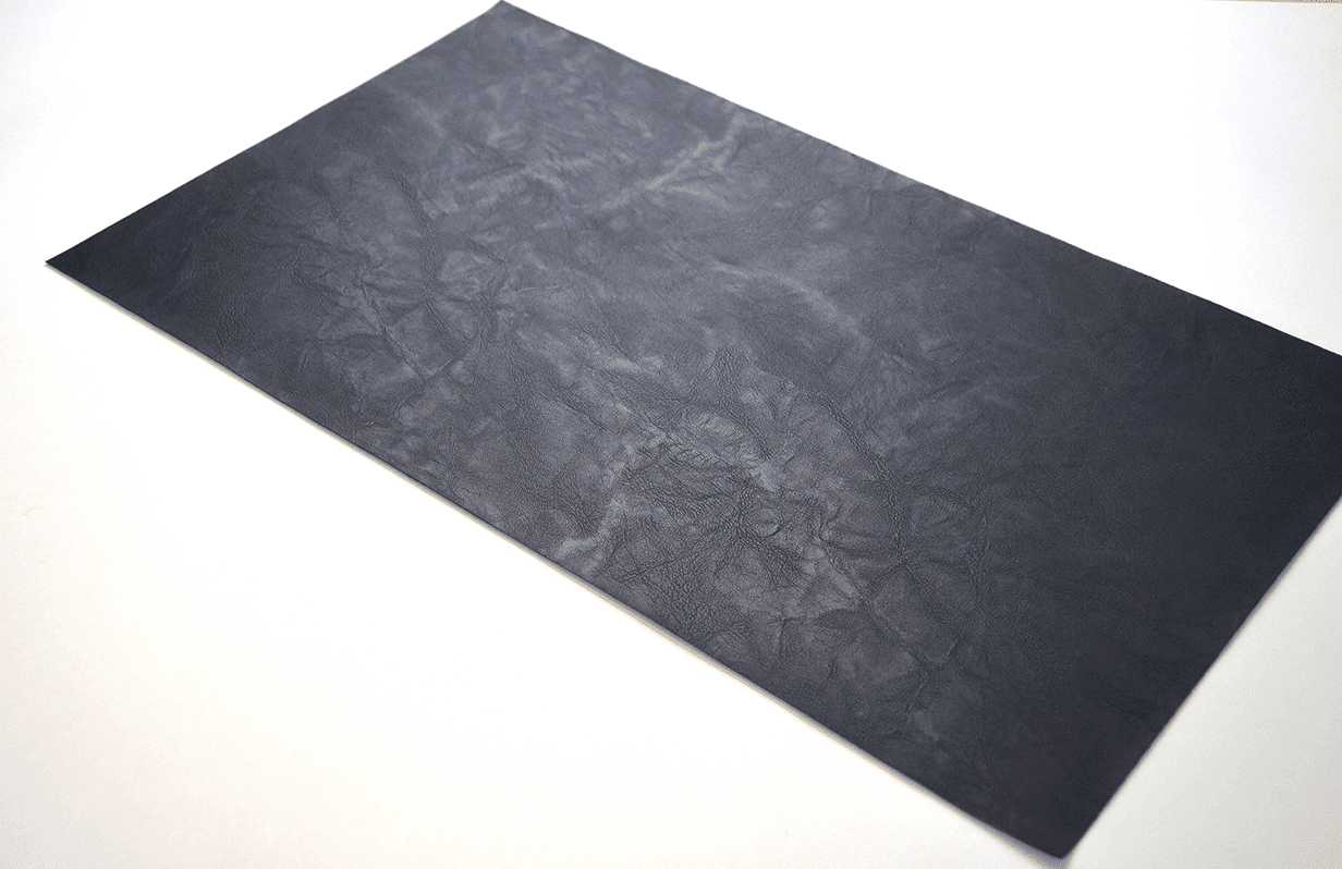 Skind Mørk Blå, 60% PU syntetisk