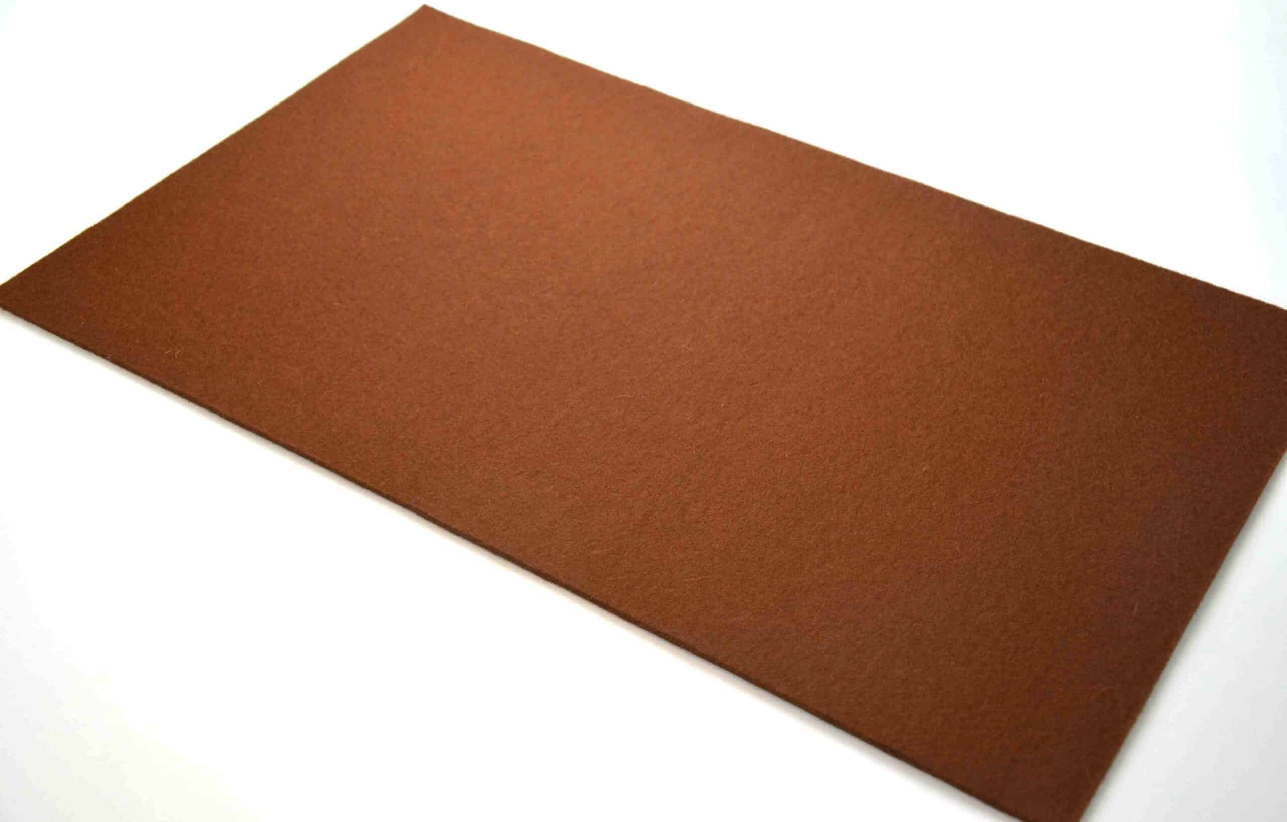 Filt, 100% uld. ChocoBrown ( 16 )