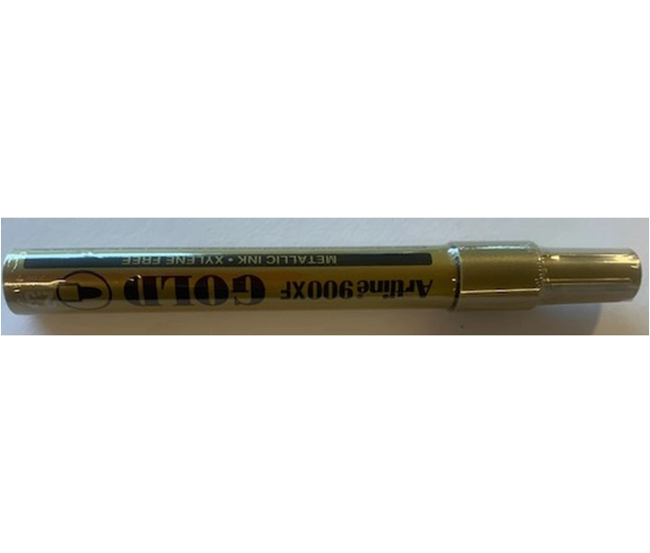 Marker tusch, Guld