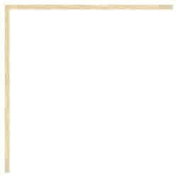 Ayous massiv distanceliste, 5 x 15 mm