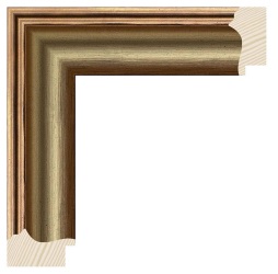 Guld liste, 47 x 26 mm