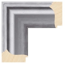 Sølv liste, 78 x 38 mm