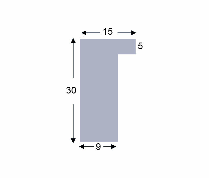 ASK Massiv, 15 x 30 mm - Billede 2