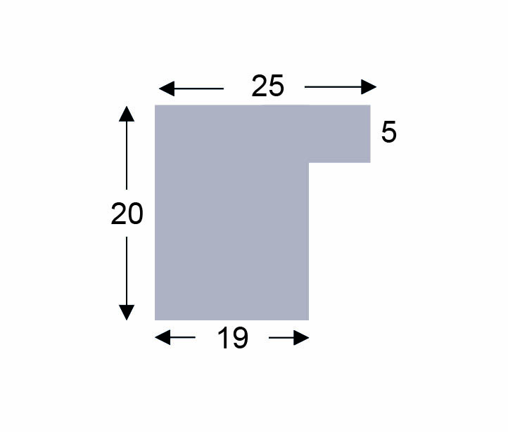 EG Massiv, 25 x 20 mm - Billede 2