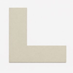 Kulørt passepartout mellemgrå 82 x 112 cm  x 1,7 mm