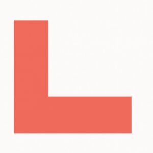 Kulørt passepartout rød 82 x 112 cm x 1,7 mm